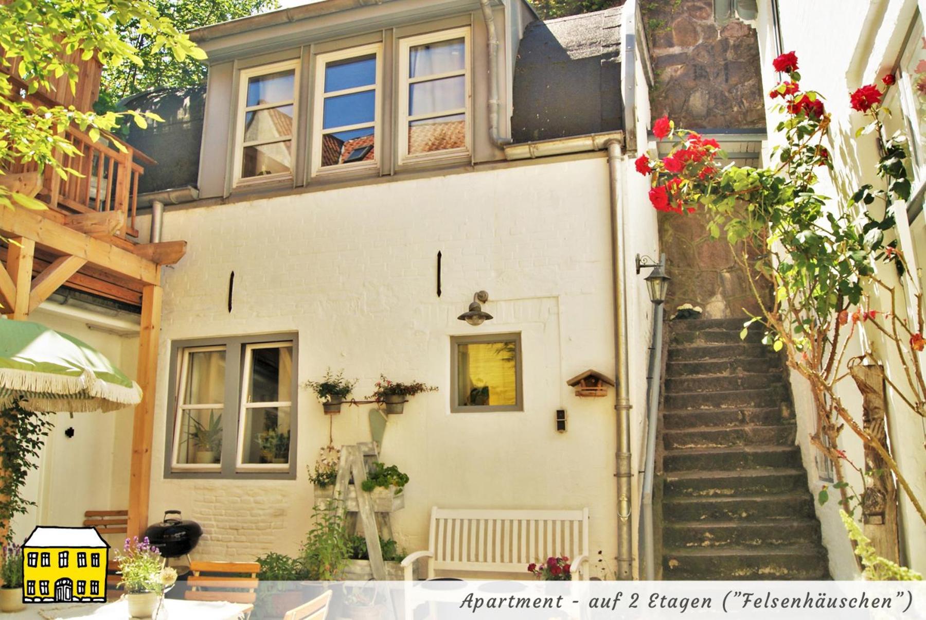 Das Gelbe Haus - Drei Besondere Ferienwohnungen Flensburgo Exterior foto